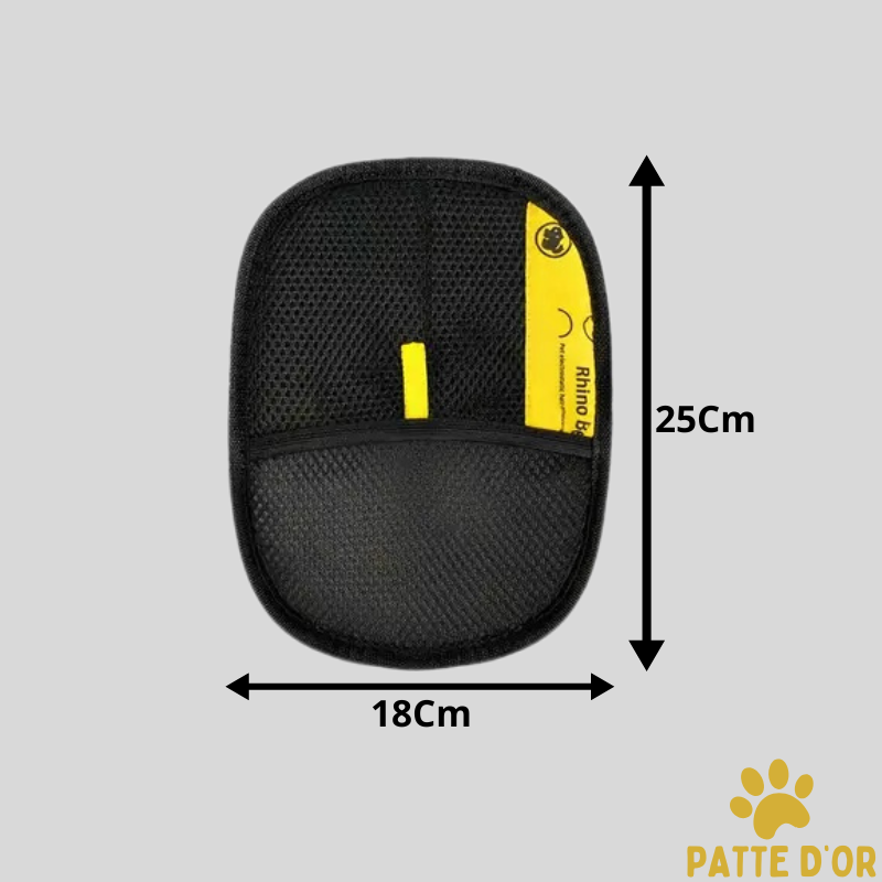 Gant Patte D'Or : Retirez tous les poils en un seul passage.