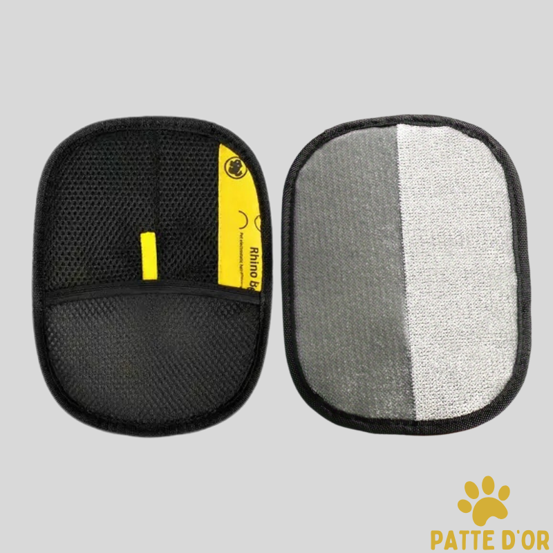 Gant Patte D'Or : Retirez tous les poils en un seul passage.